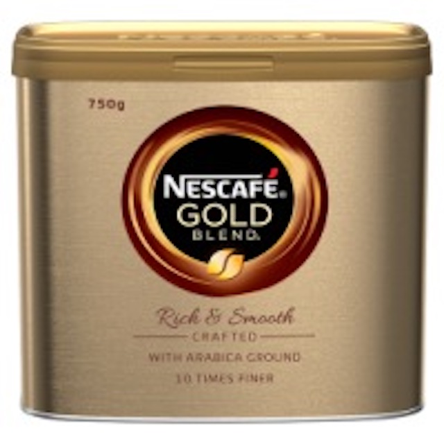 NESCAFê GOLD BLEND Instant Coffee 750g NESCAFê GOLD BLEND Instant Coffee 750g case of 6