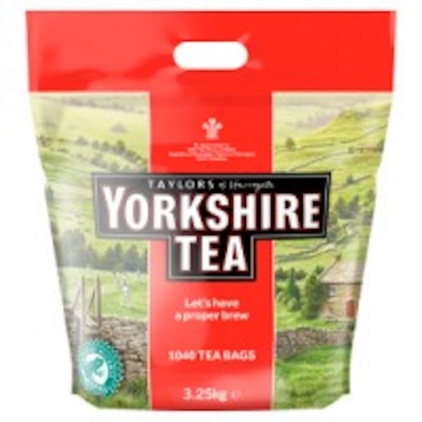 Taylors of Harrogate 1040 Yorkshire Tea Bags 3.25kg case of 2
